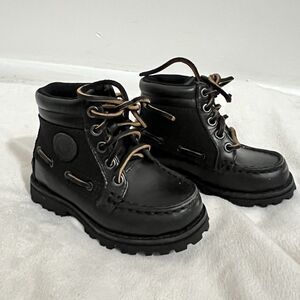 Timberland Asphalt Boots Size Toddler 6 Black High Top Waterproof Lace Outdoor